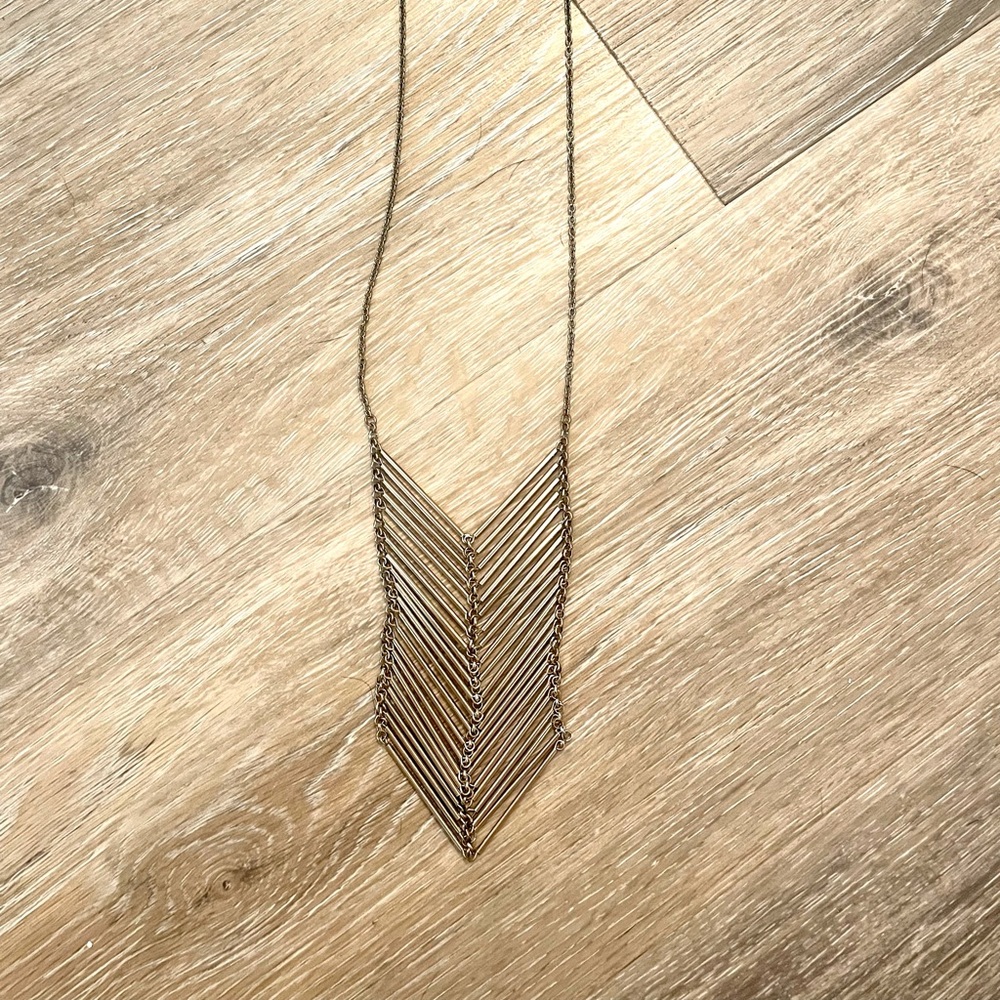 Long Gold Necklace